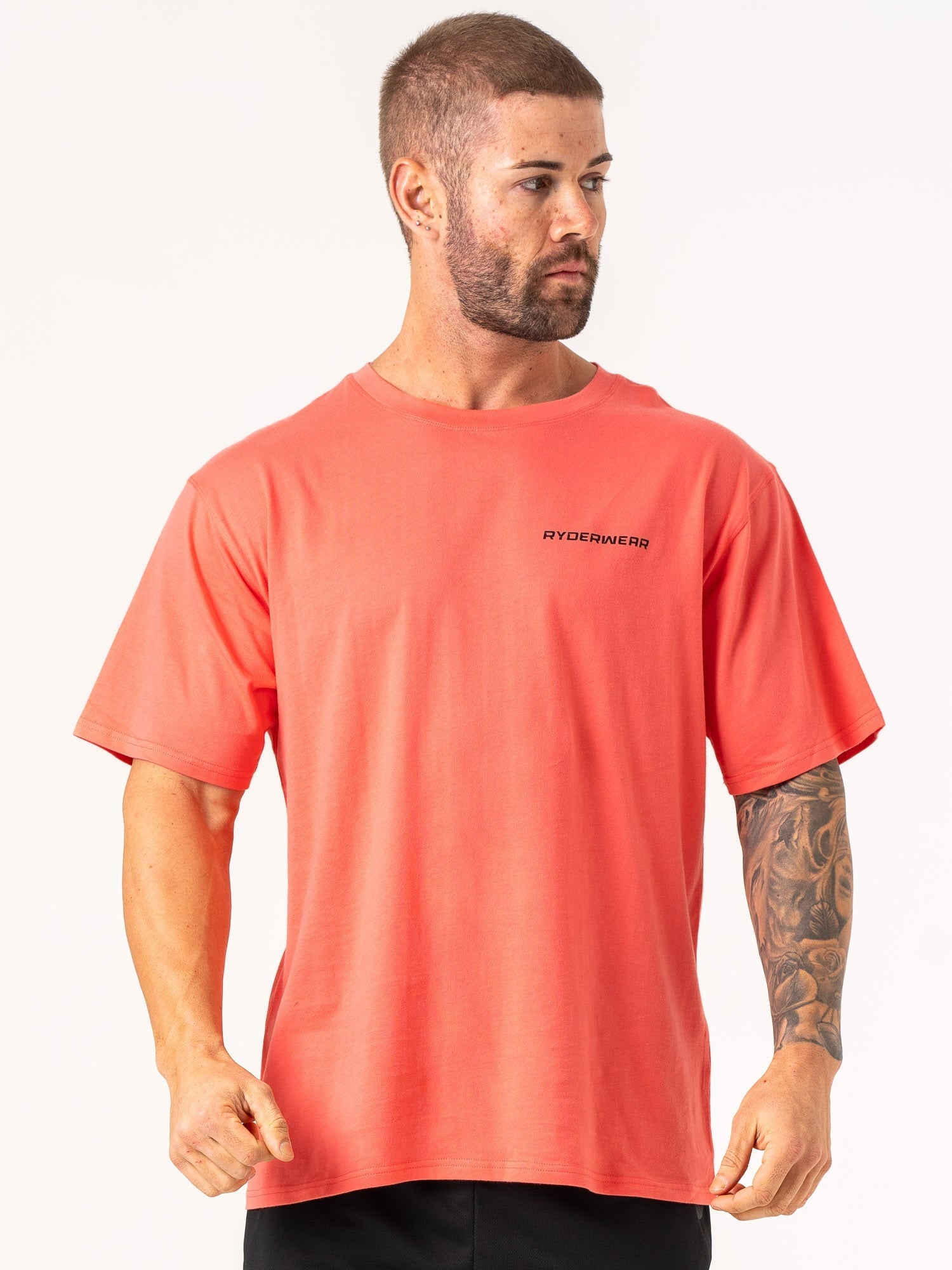 Energy Oversized T-Shirt for Women - Soft Coral Cotton Tee | Comfortable Loungewear & Casual Streetwear