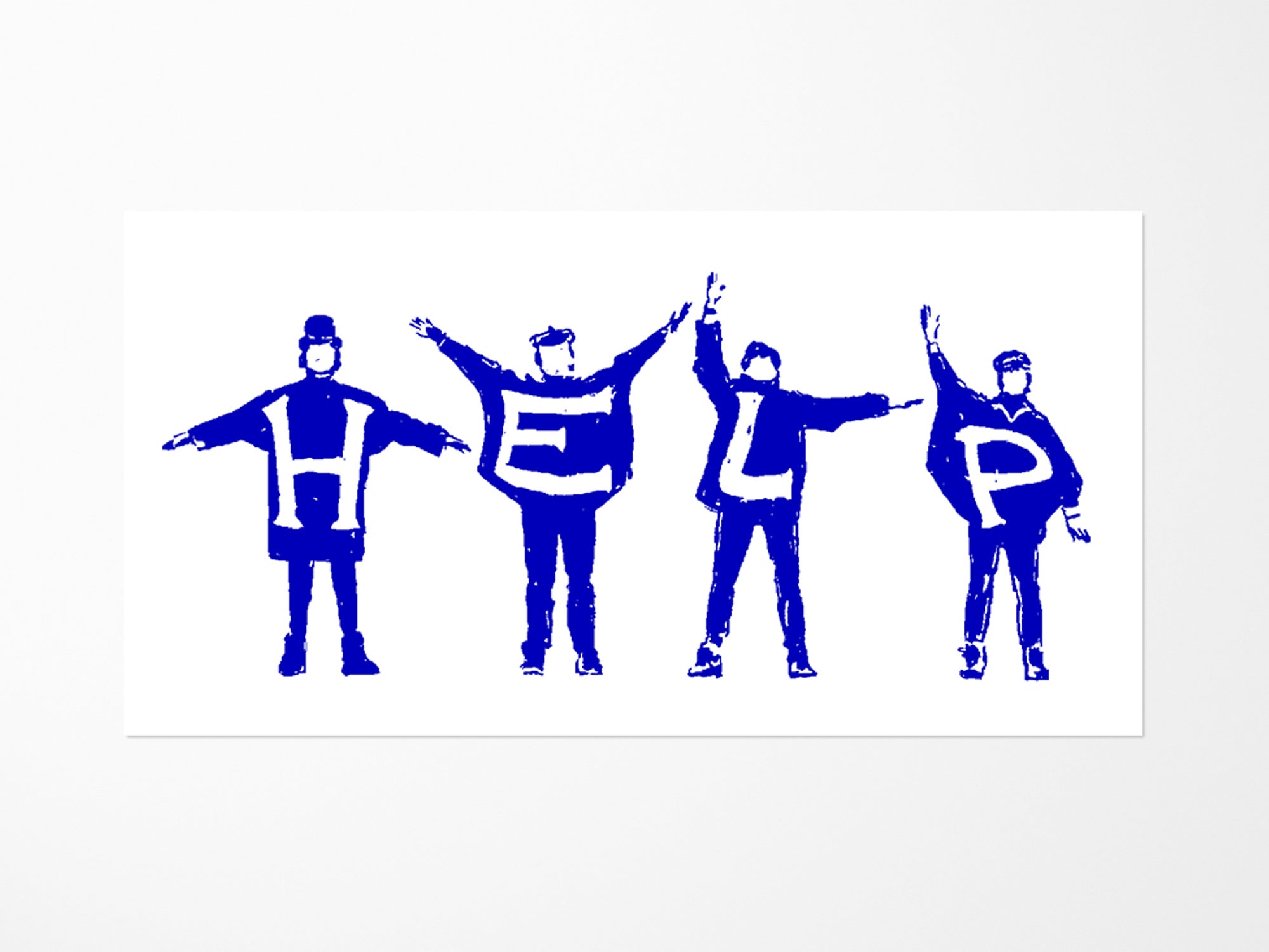 The Beatles Help! Vinyl Record Sticker - Decorate Laptops, Water Bottles & Notebooks - Music Fan Gift & Collectible Item