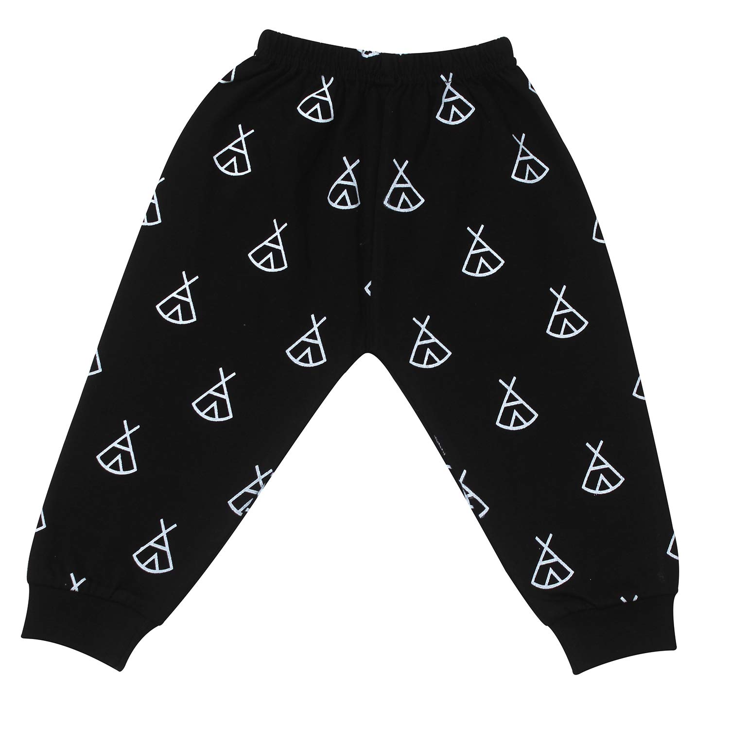 **Jack's Star Cotton Kids & Toddler Track Pants - Soft Comfortable Joggers with Bottom Ribs for Boys & Girls - Pack of 5 - Perfect for Playtime, Sleepwear & Casual Wear**