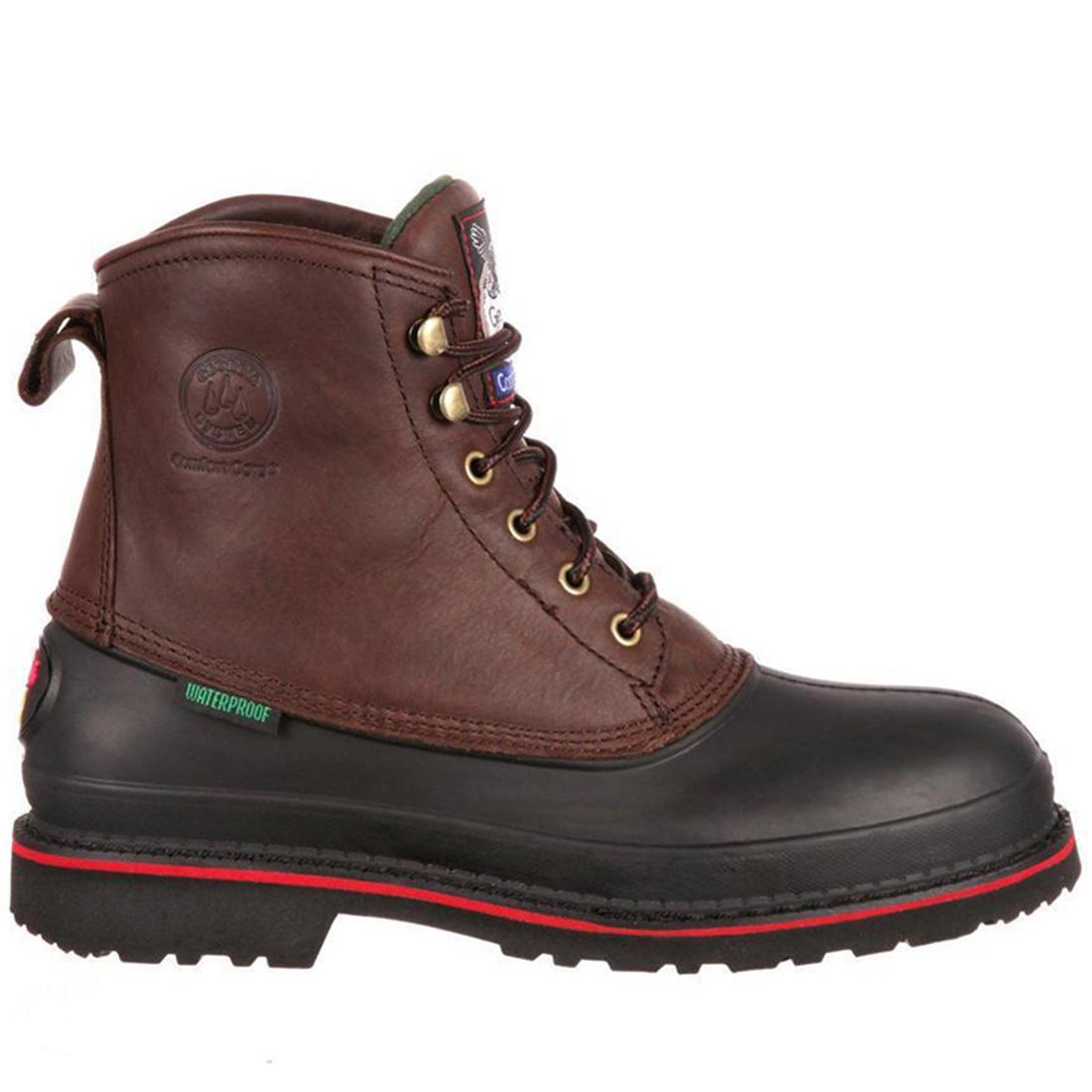 Muddog Waterproof Steel Toe Work Boots for Men - Safety Shoes with Slip Resistant & Electrical Hazard Protection - Ideal for Construction, Warehouse & Outdoor Work