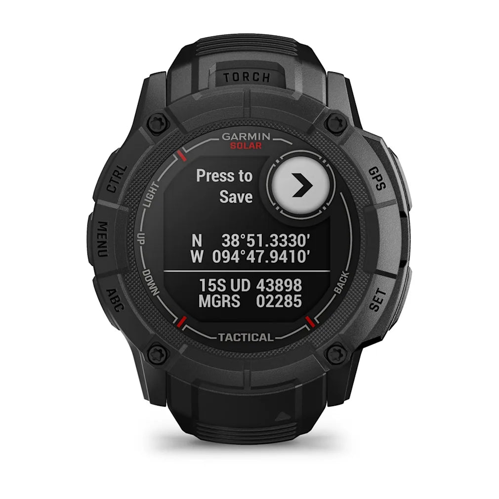 Garmin Instinct 2X Solar Tactical Smartwatch with Ballistic Calculator & NVG Compatibility - Rugged Outdoor GPS Watch for Hiking, Hunting & Military Use