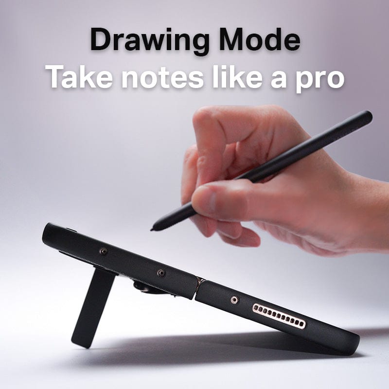 Samsung Galaxy Z Fold 5 Case with Kickstand & S Pen Holder - Durable Protective Cover for Foldable Phone | Perfect for Work, Travel & Entertainment