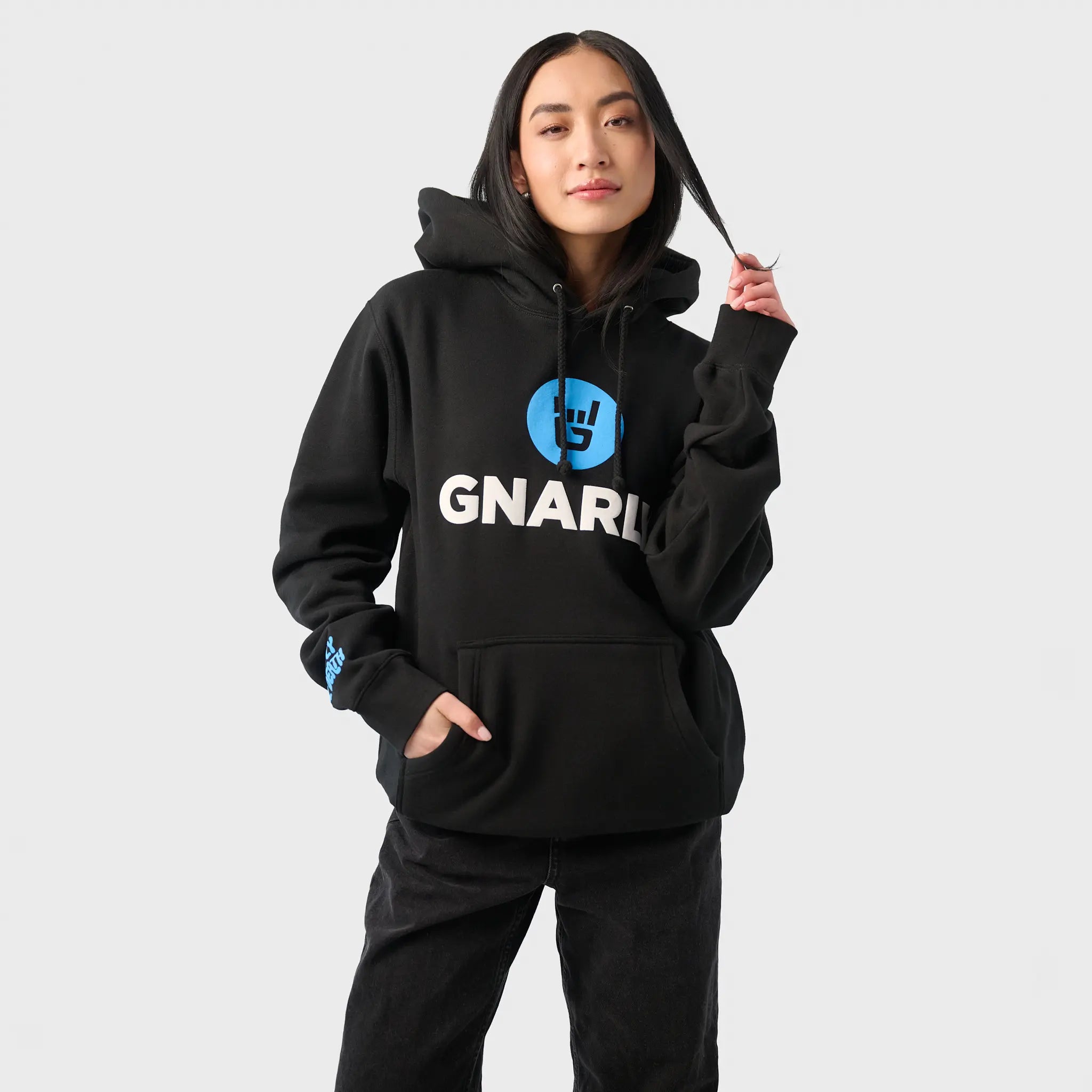 Gnarly Classic Hoodie for Men & Women - Soft Cotton Pullover Sweatshirt with Kangaroo Pocket | Perfect for Casual Wear, Gym, and Outdoor Activities