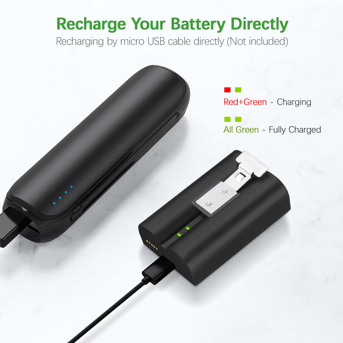 EBL SM002 Rechargeable Battery for Ring Doorbell 2/3/4/3 Plus - Long Lasting Power Supply for Home Security Cameras & Smart Doorbells - Perfect for Continuous Surveillance & Motion Alerts