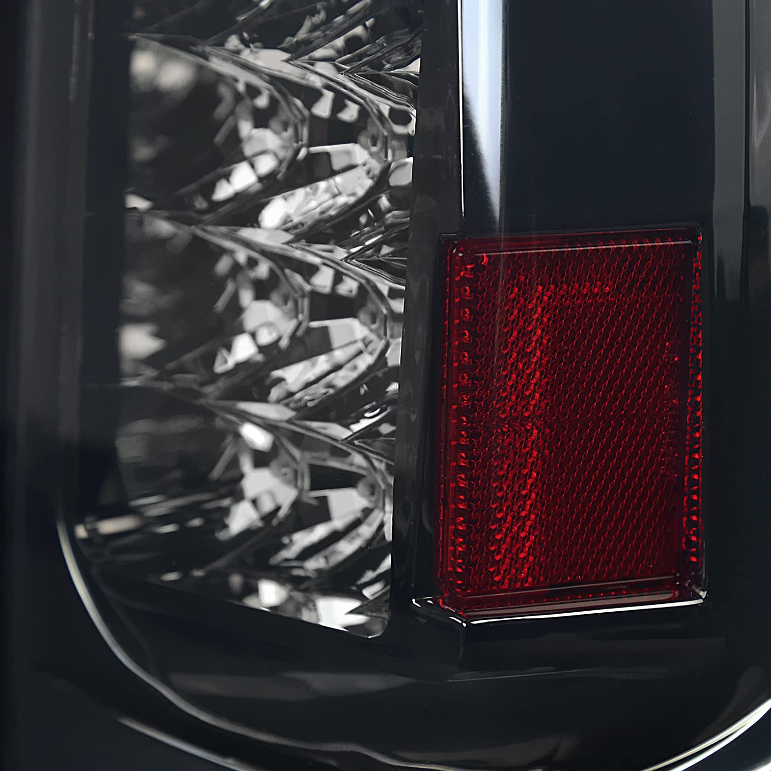 Spec-D Tuning Smoke Lens LED Tail Lights for 2005-2015 Nissan Armada - Left & Right Pair Assembly - Enhanced Visibility & Style for Night Driving & Car Customization