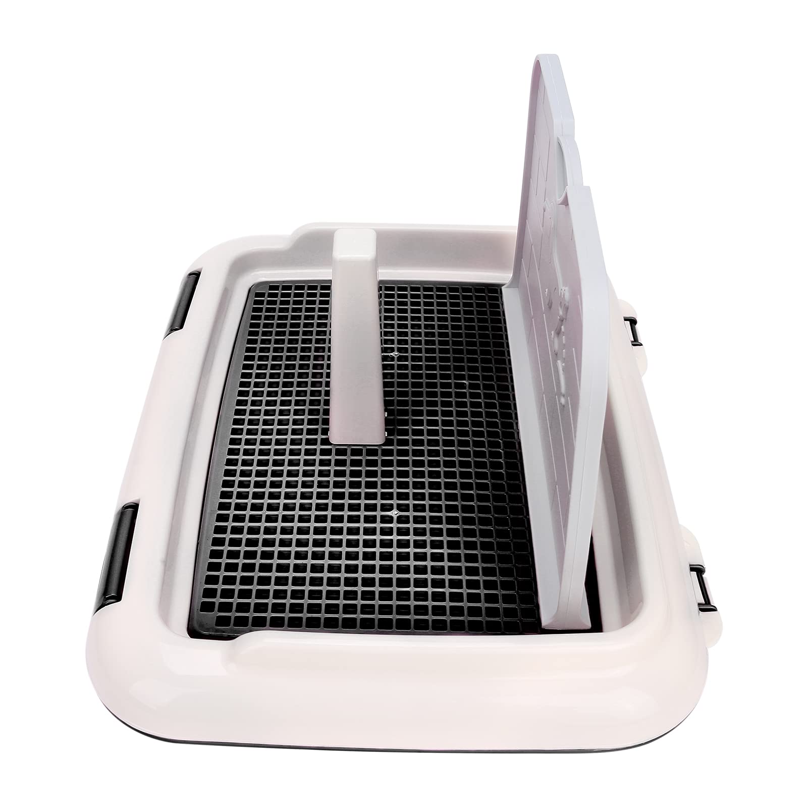 Zerodis Indoor Dog Potty Tray - Puppy Training Toilet with Pee Pads for Small & Large Dogs - Perfect for Apartments, Patios & Housebreaking - Ideal for Busy Pet Owners & Urban Living