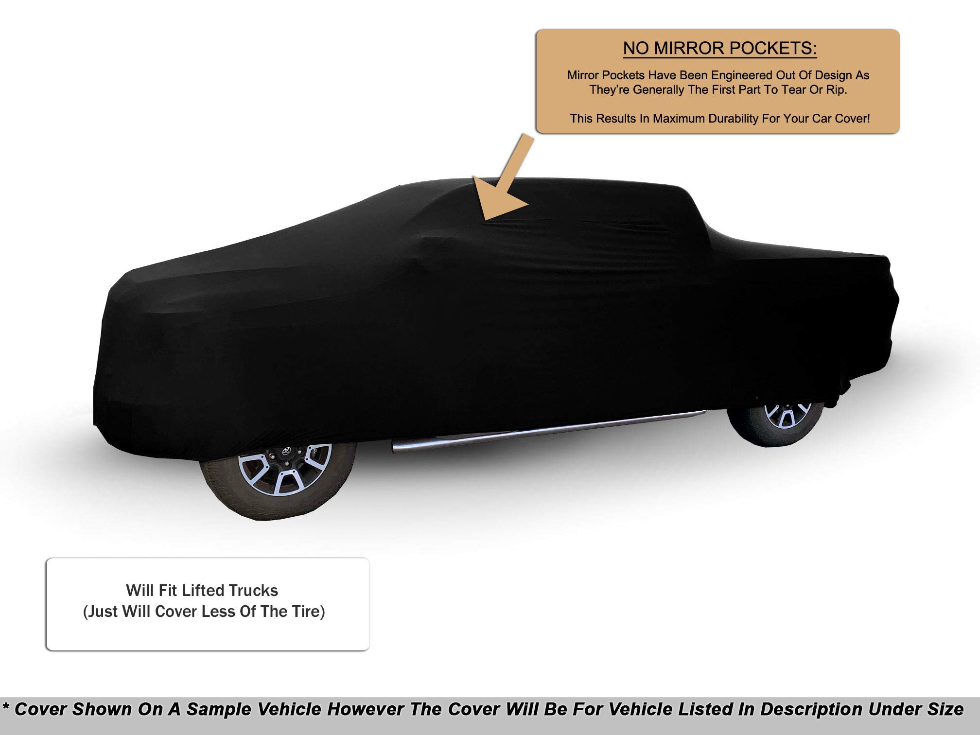 2022-2023 Chevrolet Colorado Scratch-Resistant Indoor Truck Cover - Black Satin Ultra Soft Material with Warranty | Perfect for Garage Storage & Vehicle Protection