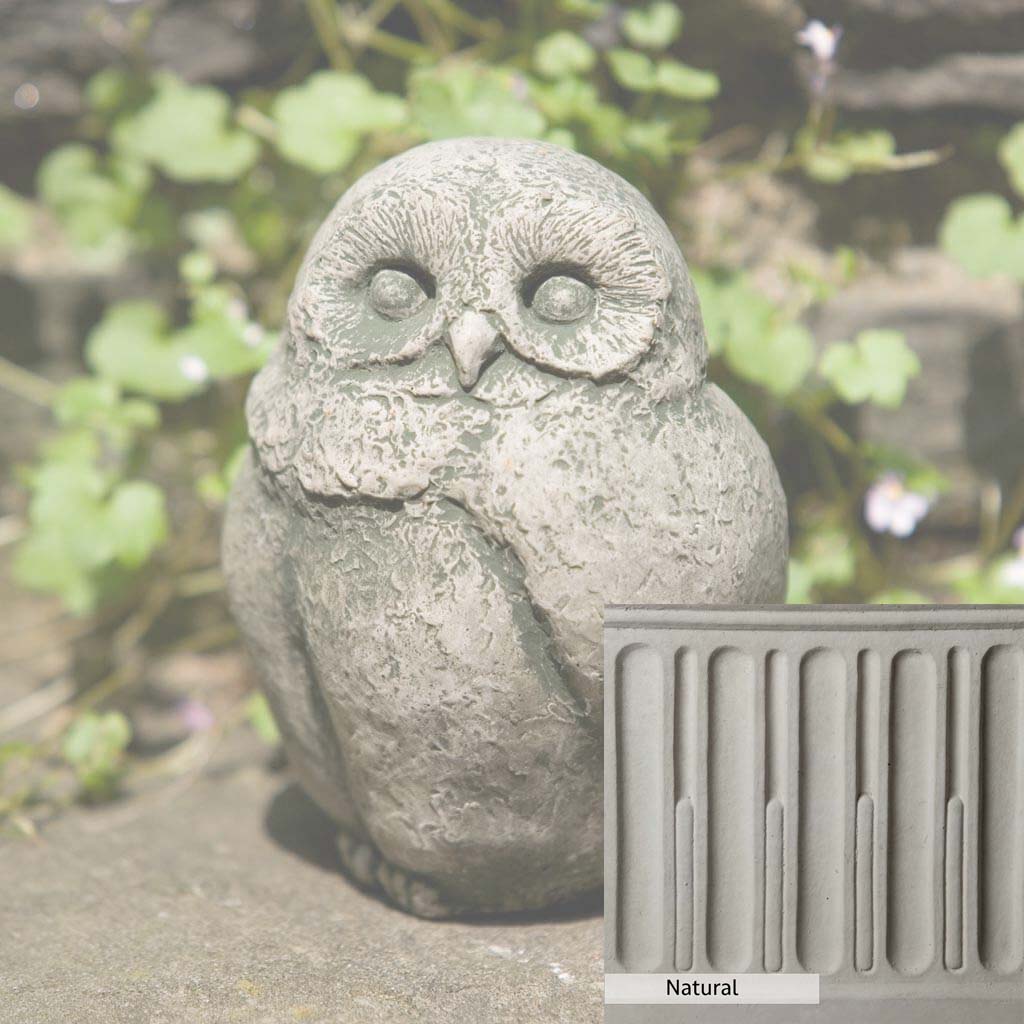 Campania International Baby Barn Owl Statue - Handcrafted Garden Decor for Outdoor & Indoor Use - Perfect for Patio, Lawn, and Home Decor