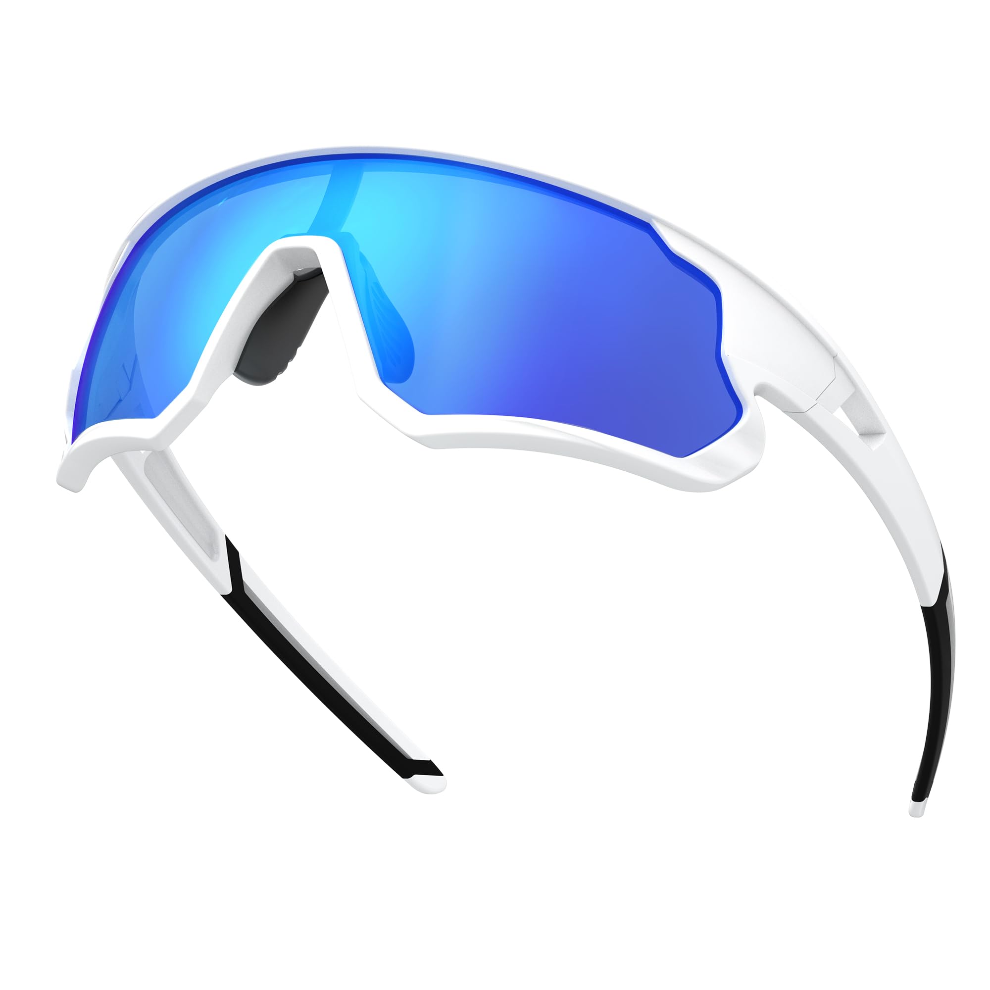 Polarized Cycling Glasses for Men & Women - UV Protection Sports Sunglasses for Running, Golf, Baseball, Driving - Lightweight & Anti-Fog for Outdoor Activities