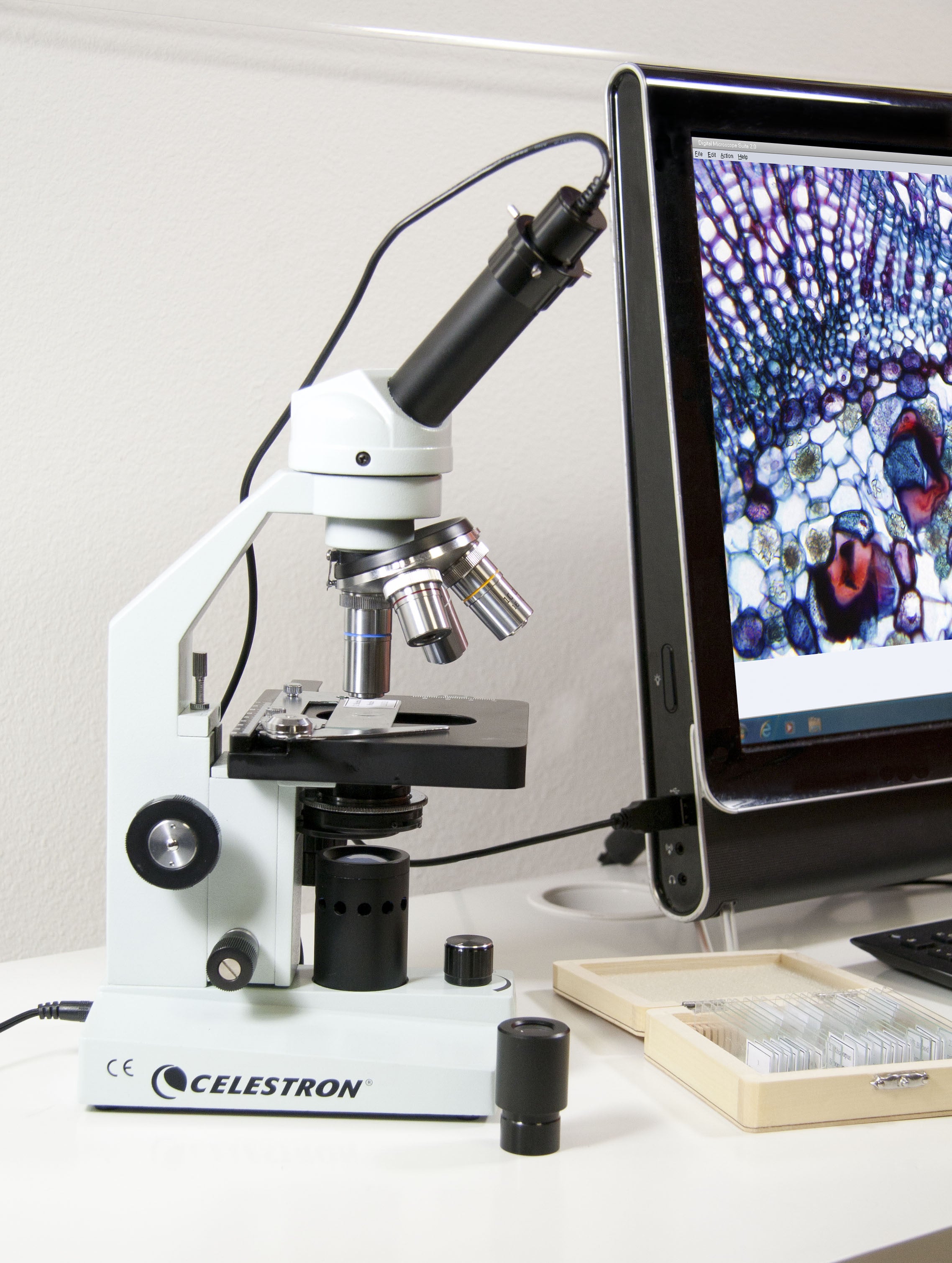 Digital Microscope Imager - High Resolution USB Microscope Camera for Science, Education & Hobbyists | Perfect for Coin Collecting, PCB Inspection & Biological Research
