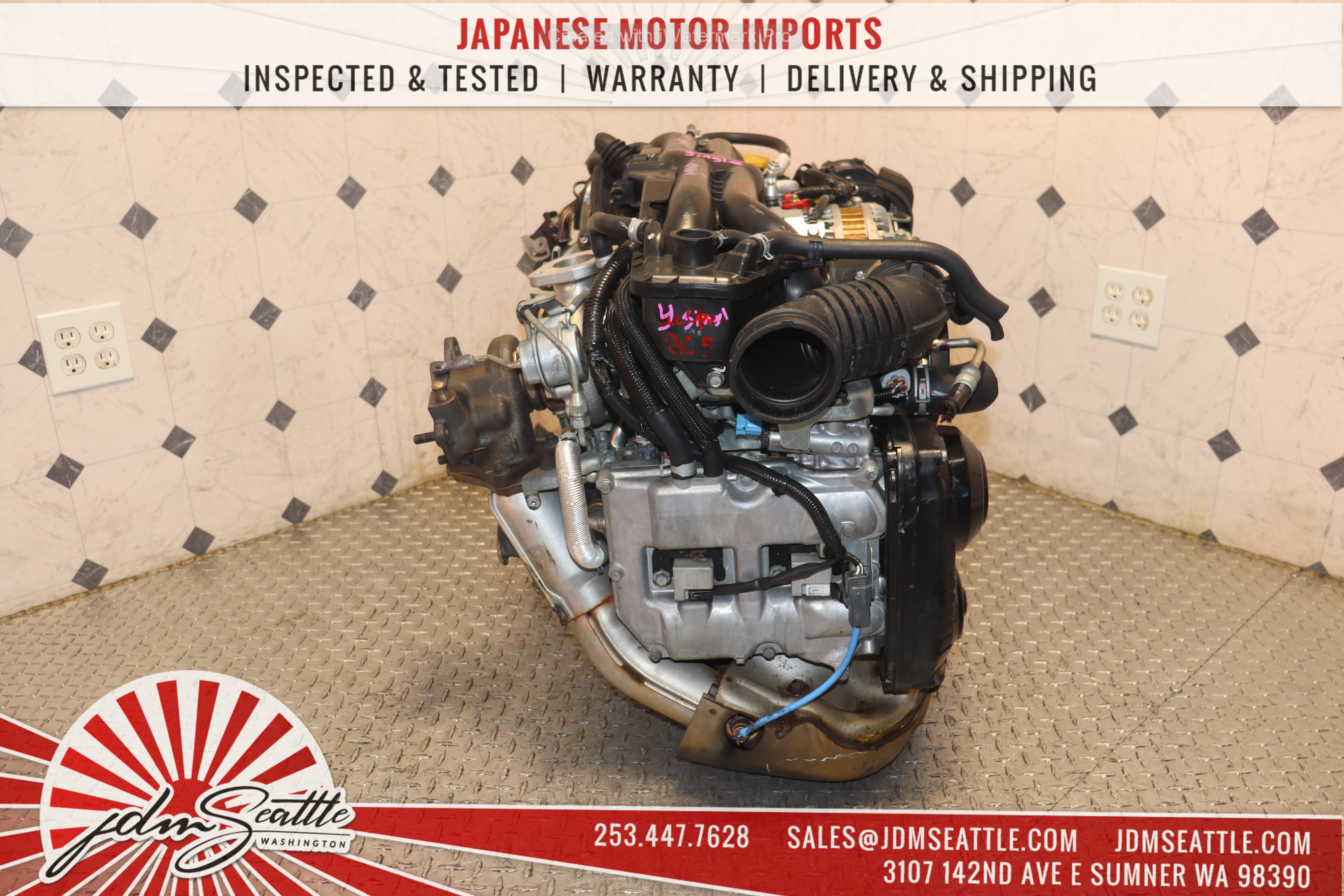 JDM EJ205 Subaru Impreza WRX 2008-2014 Turbo 2.0L Single AVCS Replacement Engine for EJ255 - Perfect for Performance Upgrades & Engine Swaps