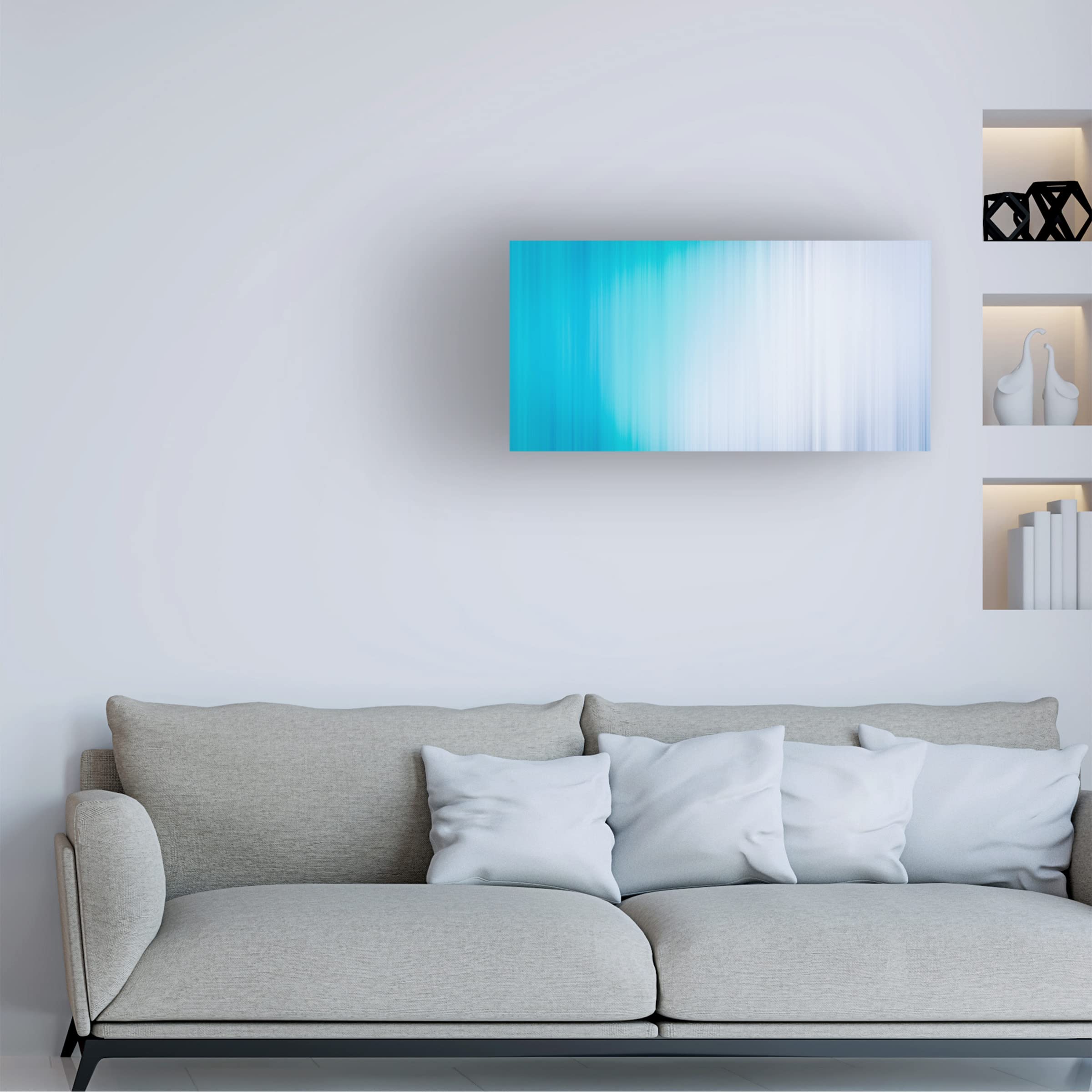 Trademark Fine Art 'Seaside Abstractions 13' Canvas Wall Art Print by Beata Czyzowska Young - Coastal Home Decor for Living Room, Bedroom & Office