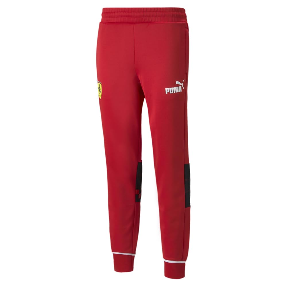 PUMA Men's Scuderia Ferrari MCS Track Pants - Lightweight Athletic Joggers for Running, Training & Casual Wear - Official Ferrari Racing Inspired Design