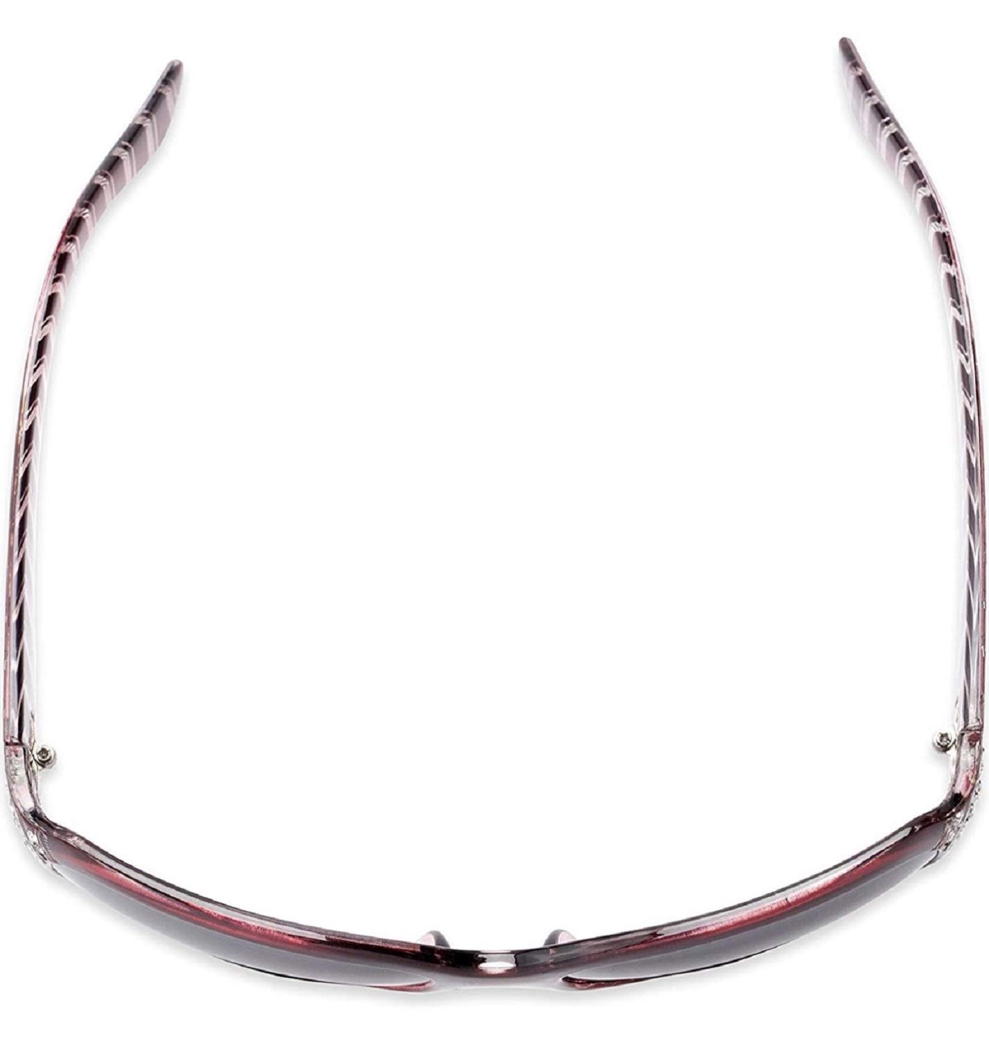 Stylish Bifocal Reading Sunglasses for Women - Fashionable Rhinestone Accented Tinted Readers with +1.25 Magnification (Red) - Perfect for Outdoor Reading, Driving, and Fashion Accessories