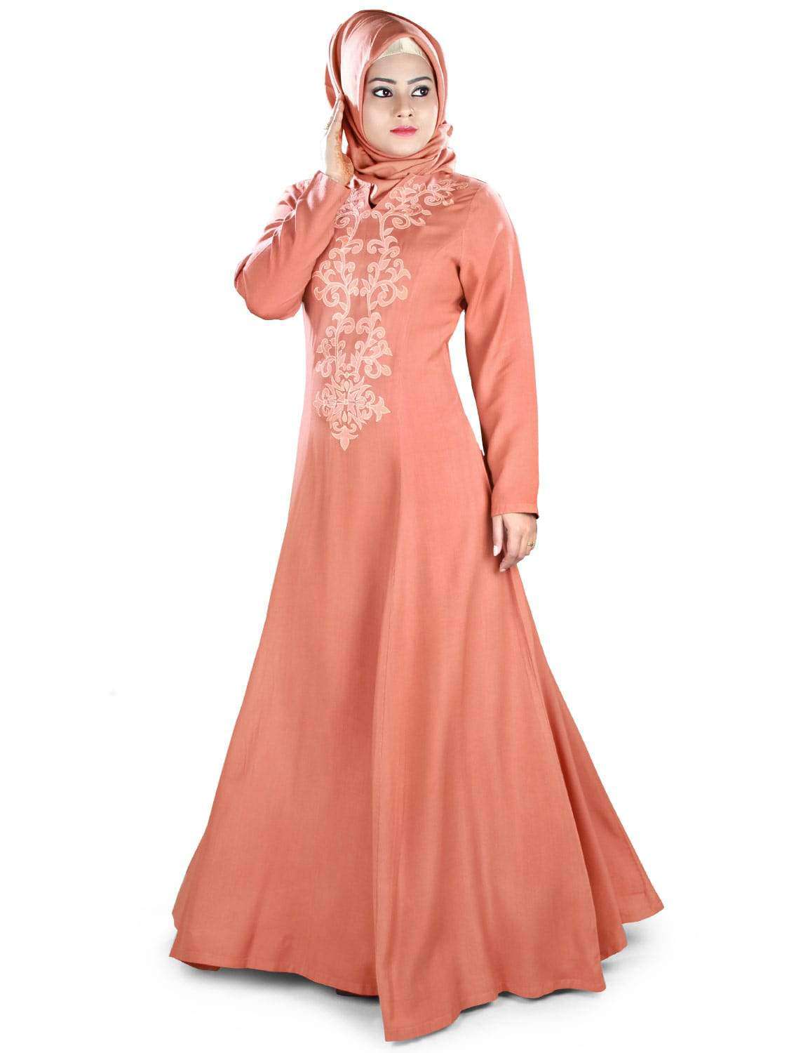 Elegant Hadil Abaya for Women - Modest Muslim Prayer Dress - Perfect for Prayer, Mosque, and Special Occasions