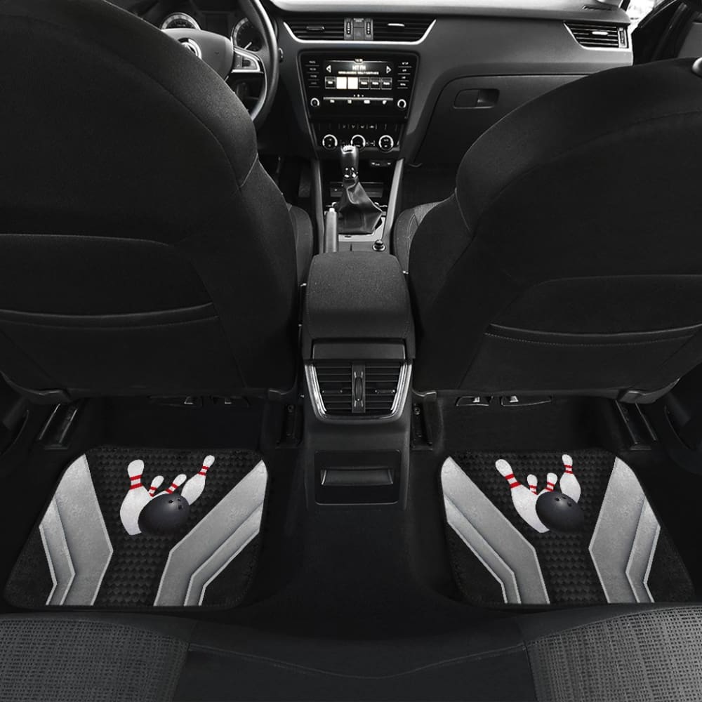 Bowling Car Seat Cover with Metal Print - Durable & Stylish Protection for Your Vehicle - Perfect for Bowling Enthusiasts & Sports Fans