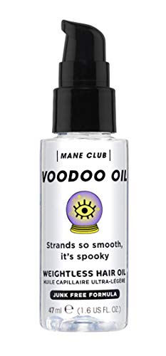 Mane Club Voodoo Oil - Weightless Hair Treatment for All Hair Types | Nourishing & Shine Enhancing Hair Oil (1 Pack) | Perfect for Daily Styling, Heat Protection & Split End Repair