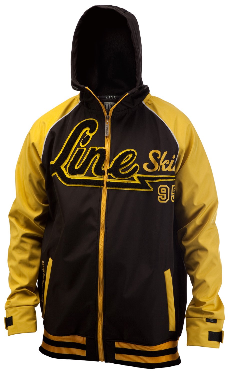 **Line Hacket Hoodie for Men - Yellow - XX-Large - Soft Cotton Pullover Hooded Sweatshirt - Casual Streetwear for Outdoor & Gym**