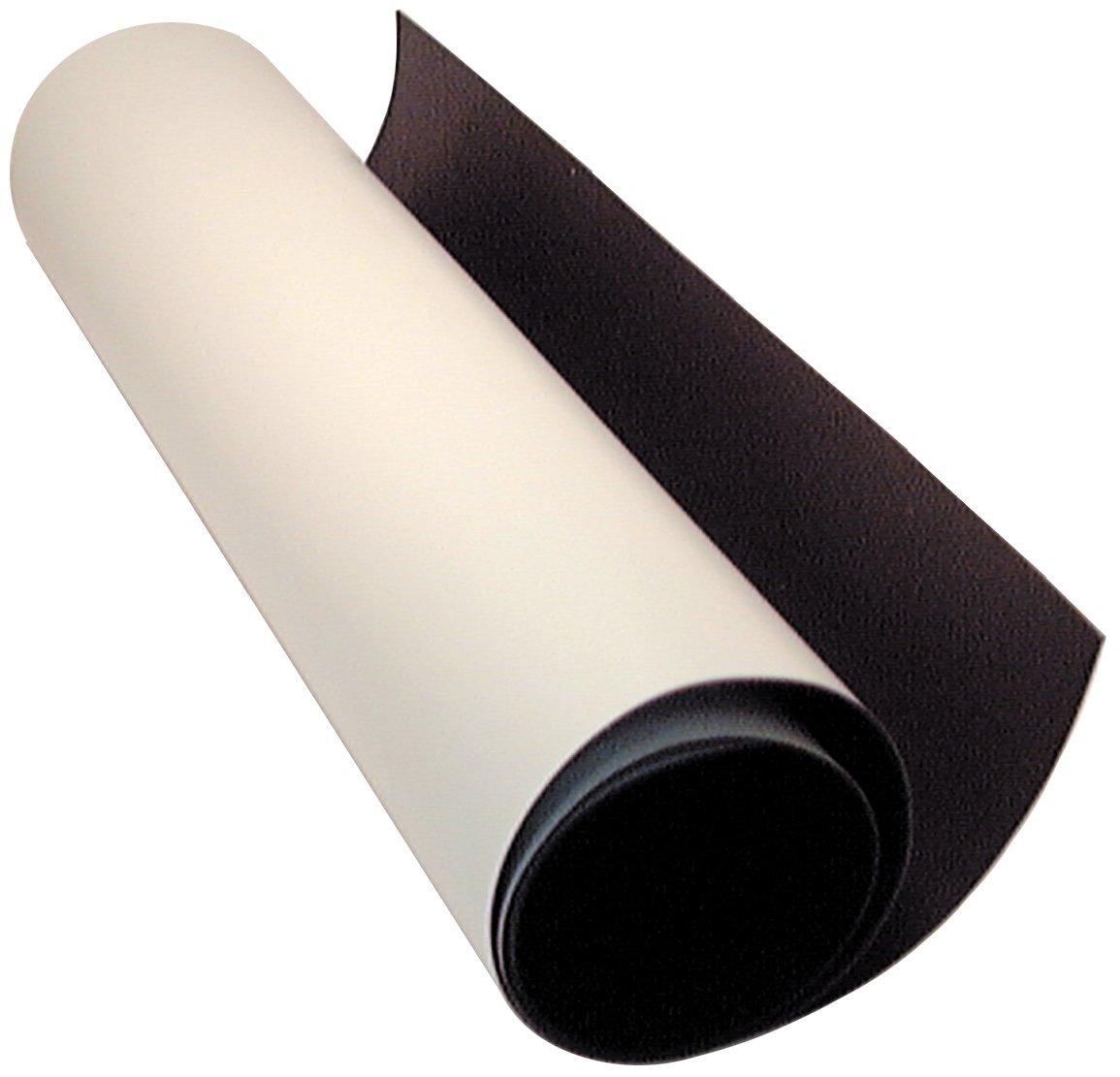 Flexible Magnet Sheets - Strong Magnetic Material for Sign-Making, Customizable Magnets & Versatile Magnetic Strips (White Visible Side) - Perfect for DIY Crafts, Office Organization & Refrigerator Decorations