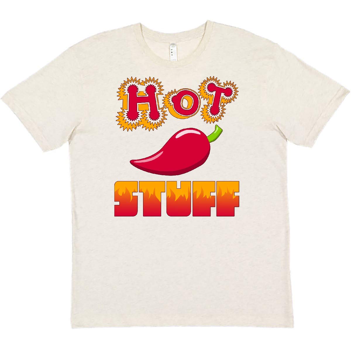 Inktastic Hot Stuff Funny Graphic T-Shirt for Men & Women - Cool Casual Tee for Parties, Gifts & Everyday Wear