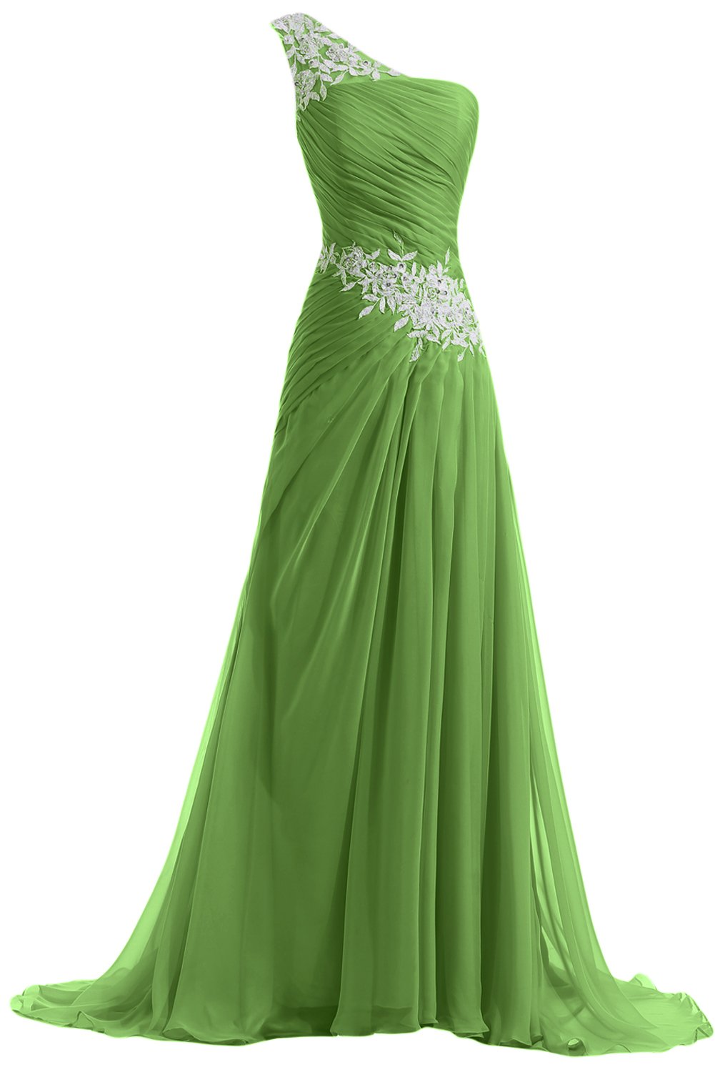 Elegant SUNVARY Chiffon & Applique Bridesmaid Dress - Long Evening Gown for Prom, Wedding Party & Formal Events | Perfect for Bridesmaids, Homecoming & Special Occasions