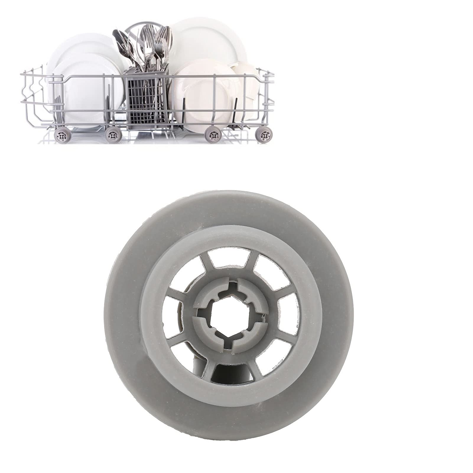 Dishwasher Wheel Replacement - High-Quality, Easy to Install Compatible with Most Dishwashers | Perfect for Kitchen Appliance Repair & Maintenance