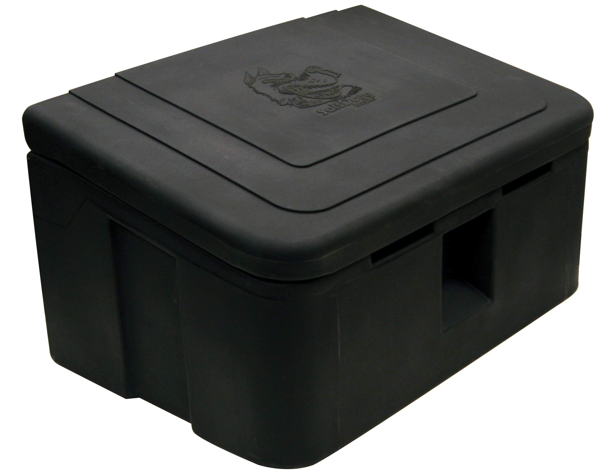 Heavy Duty 35 Gallon Poly Storage Bin - Corrosion-Free Multi-Purpose Container for Salt, Feed, Seed Storage | Ideal for Farm, Garage & Industrial Organization