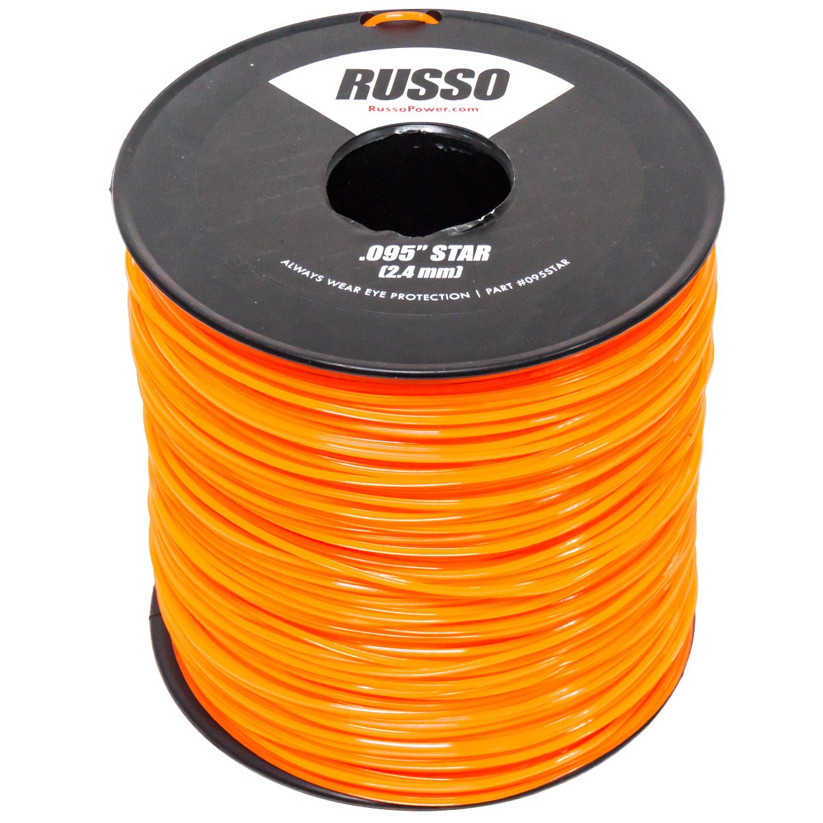 6 Pack 095 Star 5lb Commercial String Trimmer Line - Heavy Duty Weed Eater Replacement for Lawn Mower, Edger & Brush Cutter - Durable .095 Inch Trimming Line for Professional Landscaping & Yard Maintenance