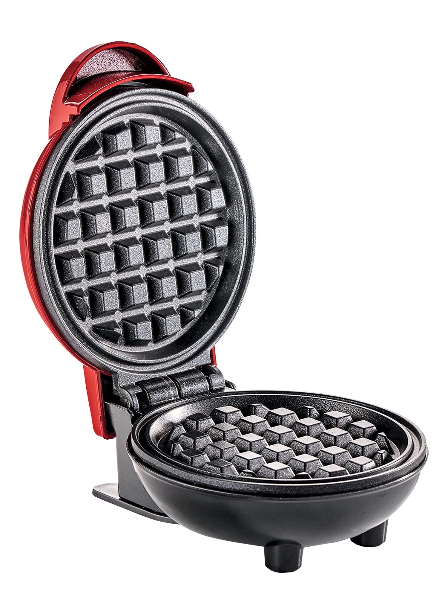 Mini Waffle Maker - Compact Non-Stick Electric Waffle Iron for Homemade Belgian, Bubble, or Heart-Shaped Waffles - Perfect for Breakfast, Brunch, or Dessert at Home, Office, or Camping