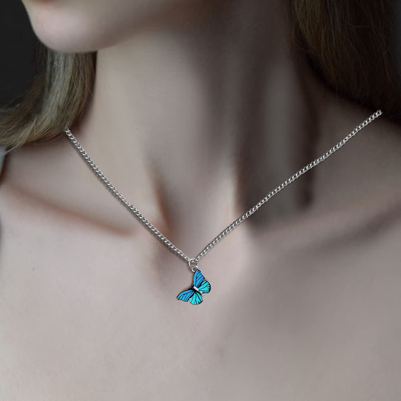 Elegant Cute Sweet Clavicle Chain Necklace for Women - Dainty Fashion Pendant Jewelry - Perfect for Date Night, Party & Everyday Wear (One Size)