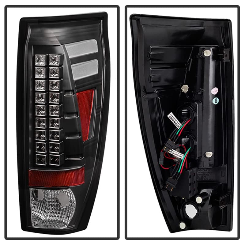 Spyder Auto 5001061 LED Tail Lights Black/Clear - High-Performance Brake Lights for Trucks & SUVs