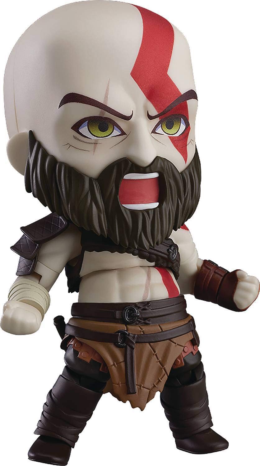 Good Smile God of War: Kratos Nendoroid Action Figure - Collectible Anime Toy for Ages 15-99 | Perfect for Gaming Fans, Display & Gift Giving