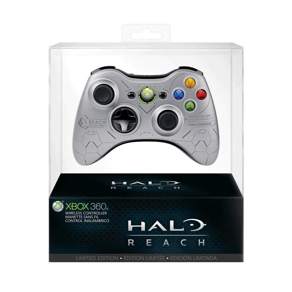 Refurbished Halo Reach Wireless Xbox 360 Controller - Official Microsoft Licensed - Perfect for Gaming, Collecting & Multiplayer Battles