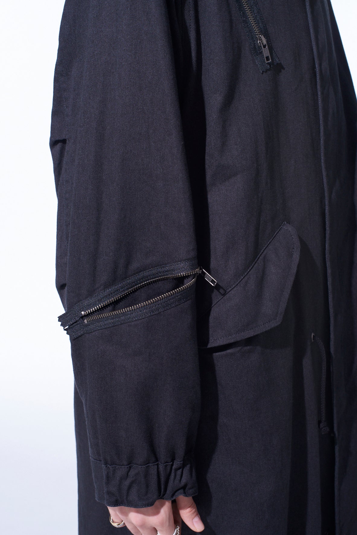 Men's Cotton Drill Zipper Mods Coat - Lightweight Casual Jacket for Outdoor Activities & Streetwear Fashion