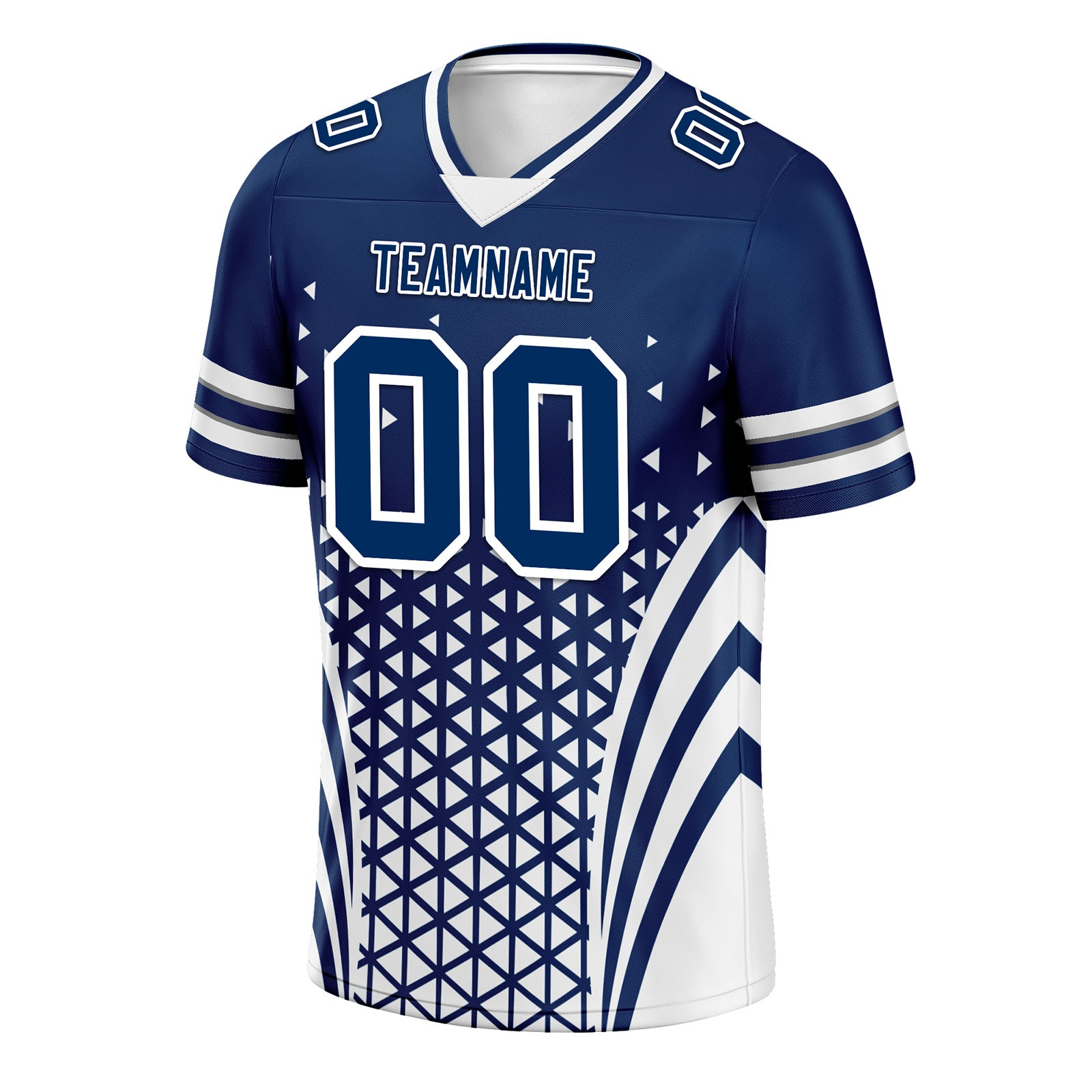 Custom Blue & White Indiana Football Jersey with Matching Sports Shoes - Personalized Combo Set for Fans & Players | Game Day, Training & Team Events