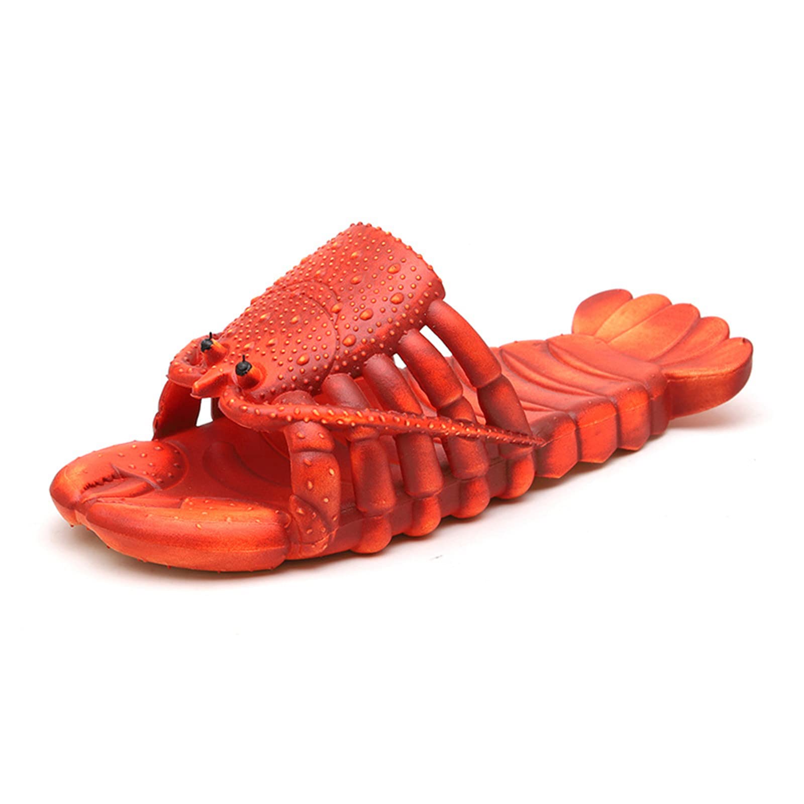 Lobster Slippers for Women & Men - Comfortable Fish Shoe Sandals with Non-Slip Sole | Fun Animal-Themed House Slippers for Beach, Pool, and Home Relaxation