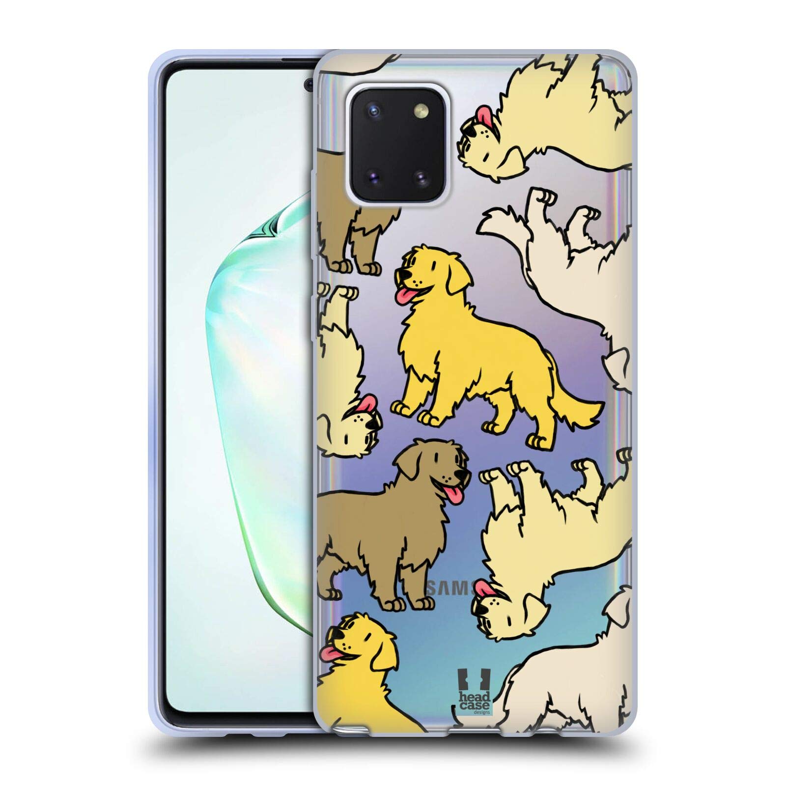 Head Case Designs Golden Retriever Dog Breed Soft Gel Case for Samsung Galaxy Note10 Lite - Cute Protective Phone Cover with Matching Wallpaper for Dog Lovers