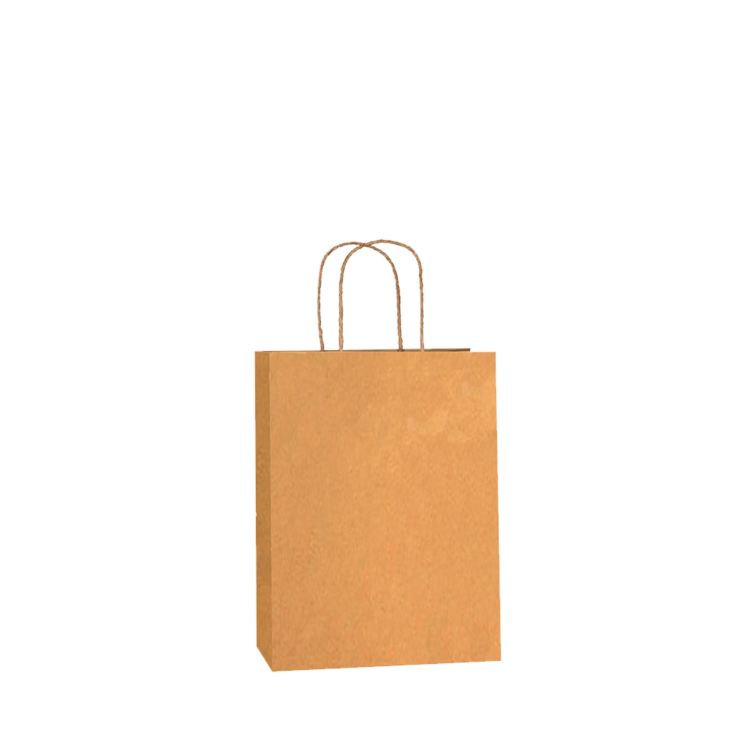 Eco-Friendly Recycled Brown Kraft Paper Bags with Twist Handles - Pack of 250 | Perfect for Retail Shopping, Grocery Stores & Gift Packaging
