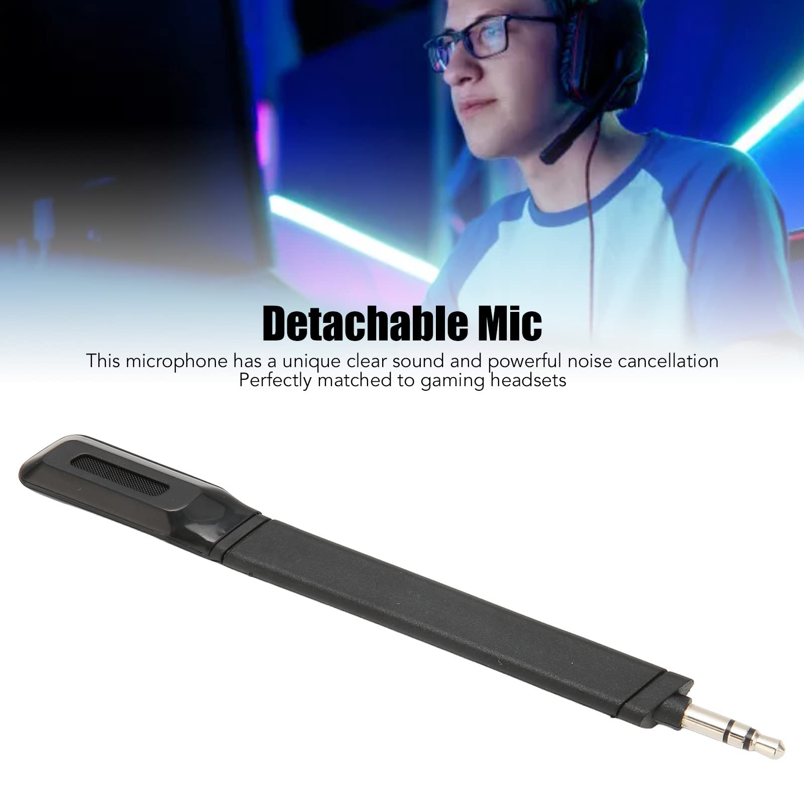 Logitech G733 Lightspeed Wireless Headset Replacement Microphone - Professional Noise Cancelling Mic with Clear Sound for Gaming, Streaming & Online Meetings