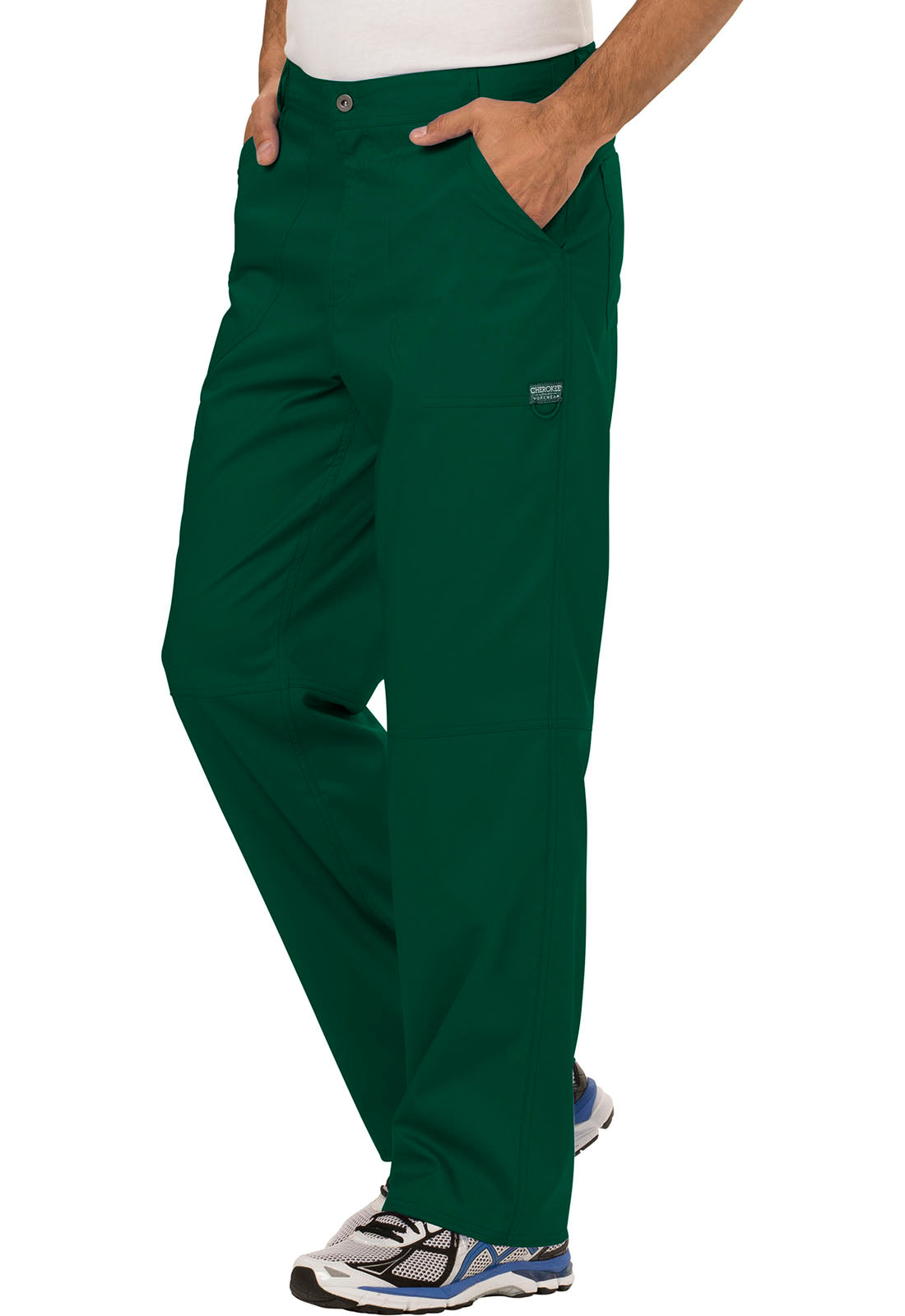 Men's 7-Pocket Fly Front Scrub Pants - Comfortable Medical Work Pants for Doctors & Nurses (Sizes 2XL-5XL) - Perfect for Hospital Shifts & Healthcare Professionals