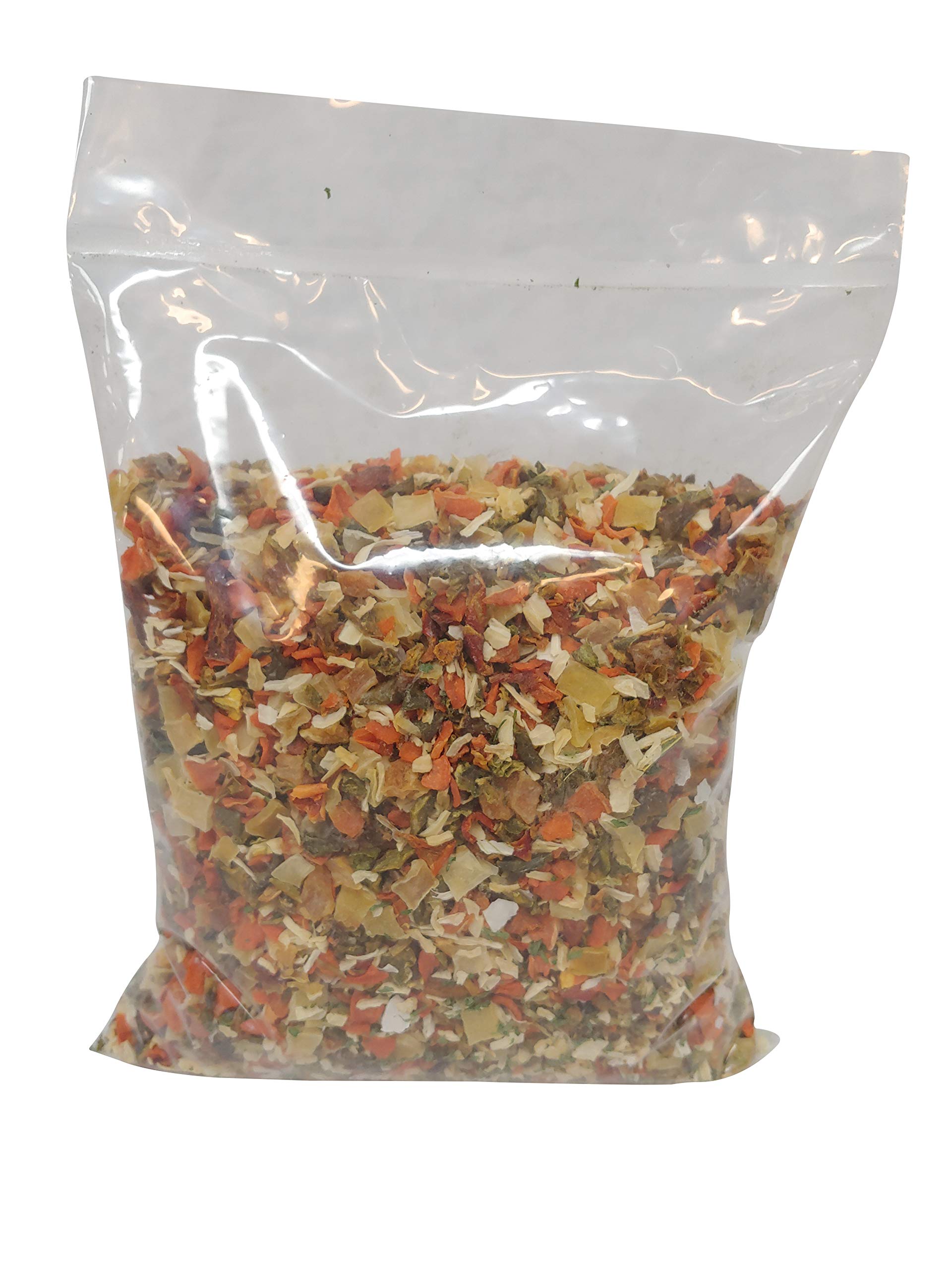 1 LB Dried Vegetable Soup Mix - Dehydrated Onion, Carrot, Potato, Sweet Potato, Bell Peppers & Parsley Flakes - Perfect for Ramen, Soups, Stews & Camping Meals
