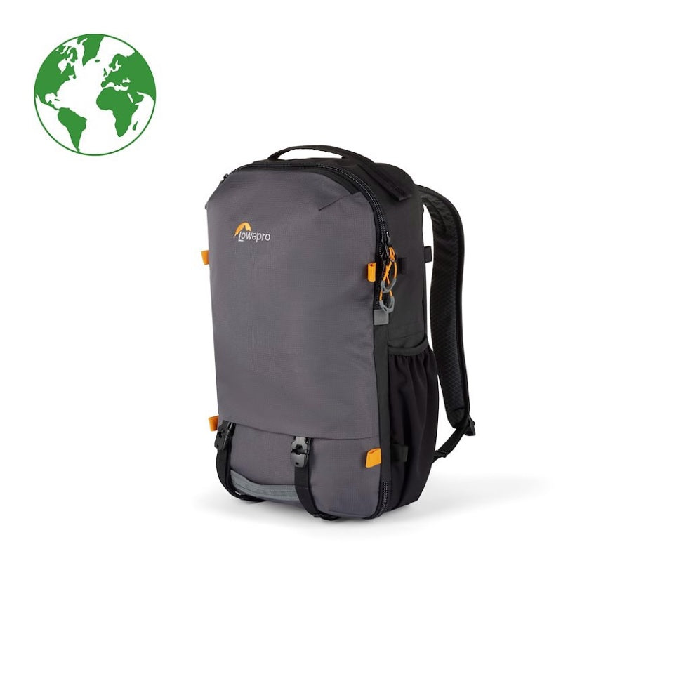 Lowepro Trekker Lt Backpack 250 Grey Green Line Camera Bag - Waterproof DSLR Backpack for Photographers, Travel & Outdoor Adventures