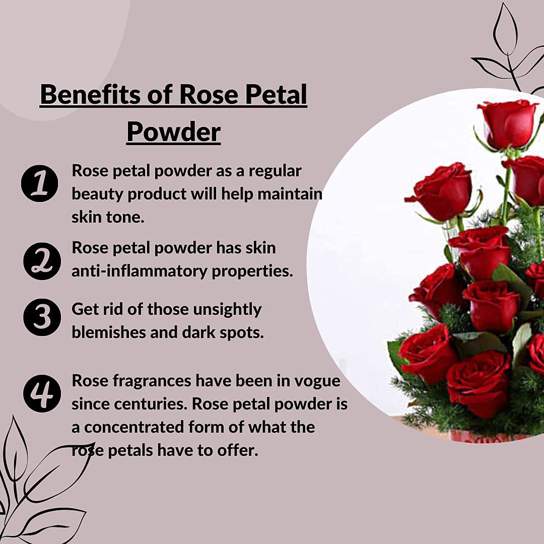 Bindian Pure Rose, Orange Peel, Neem & Aloe Vera Powder Face Mask - Natural Skin Care for Deep Pore Cleansing & Glowing Complexion (50x4 gm) | DIY Facial Treatment for Acne, Blackheads & Dry Skin