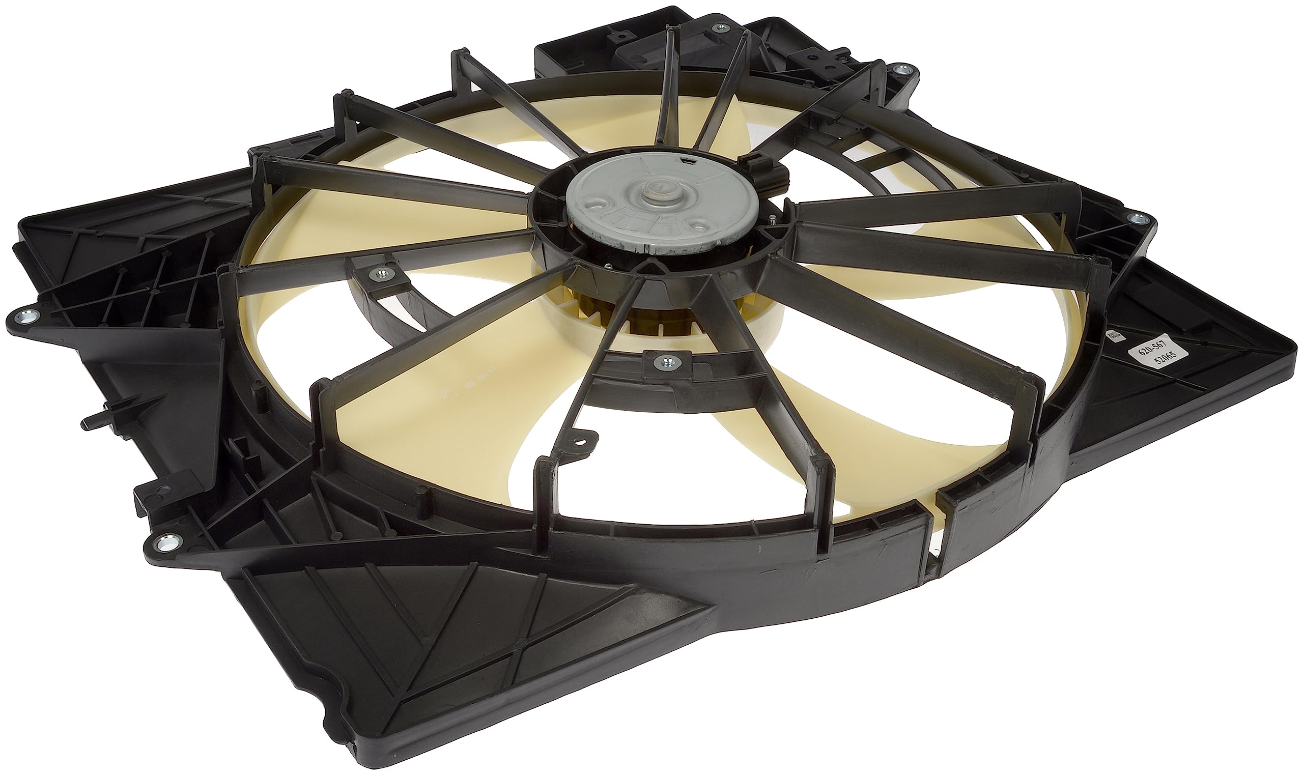 Dorman 620-567 Engine Cooling Fan Assembly Replacement for Cadillac CTS, SRX, ATS - Perfect for Overheating Prevention & Summer Driving