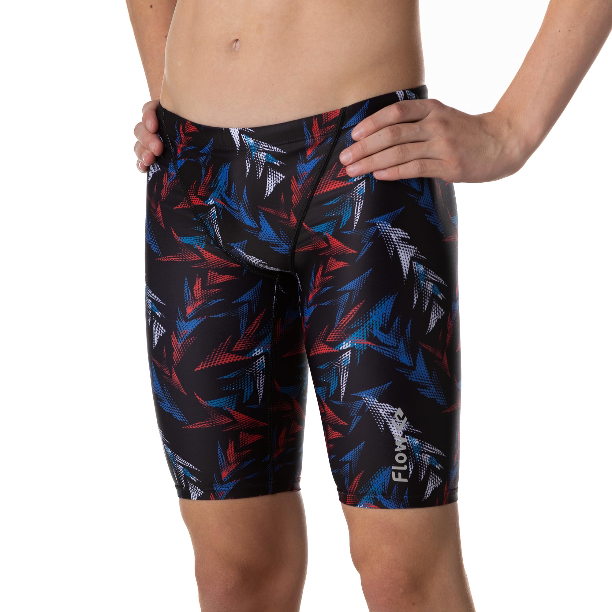 **Flow Funky Swim Jammers for Boys - Size 21-32 | 9 Stylish Designs | Quick-Dry & Comfortable Swim Shorts for Pool, Beach & Water Sports**