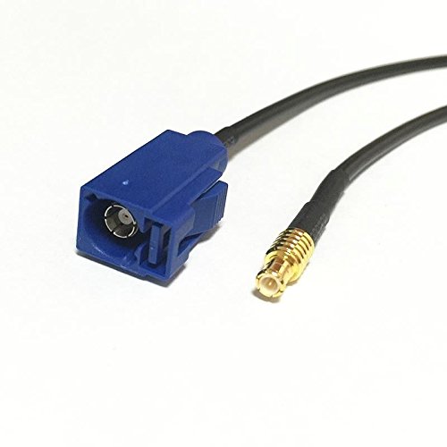 MCX Male to FAKRA C Female RF Cable Assembly RG174 20cm - High-Speed WiFi Antenna Cable for Car Stereo, GPS & Wireless Routers - Fast USA Shipping