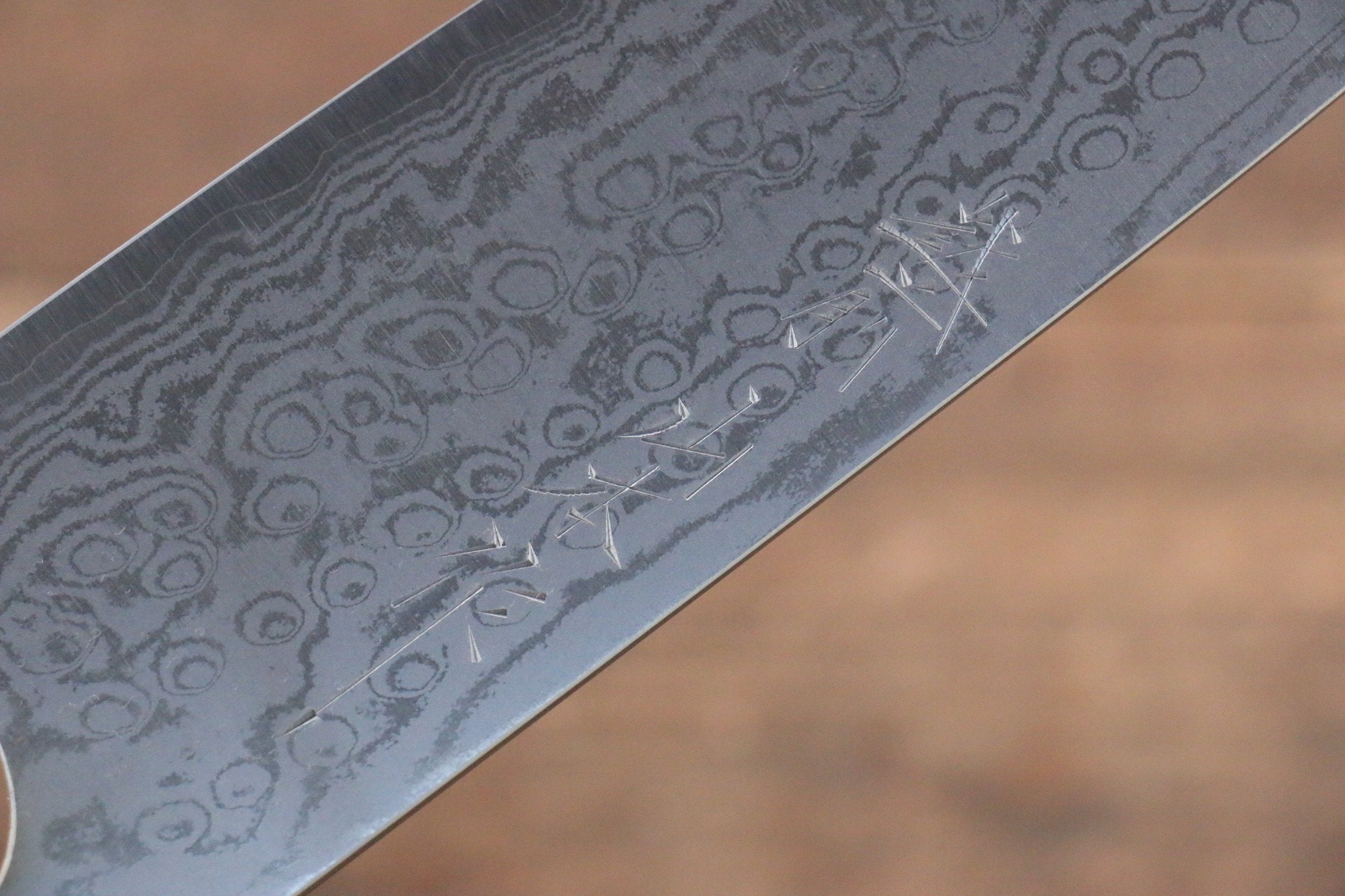 VG10 Damascus Steel Santoku Knife 170mm - Cherry Blossom Wood Handle Japanese Kitchen Knife for Slicing, Dicing & Chopping Vegetables, Meat & Fish - Perfect for Home Chefs & Professional Cooking