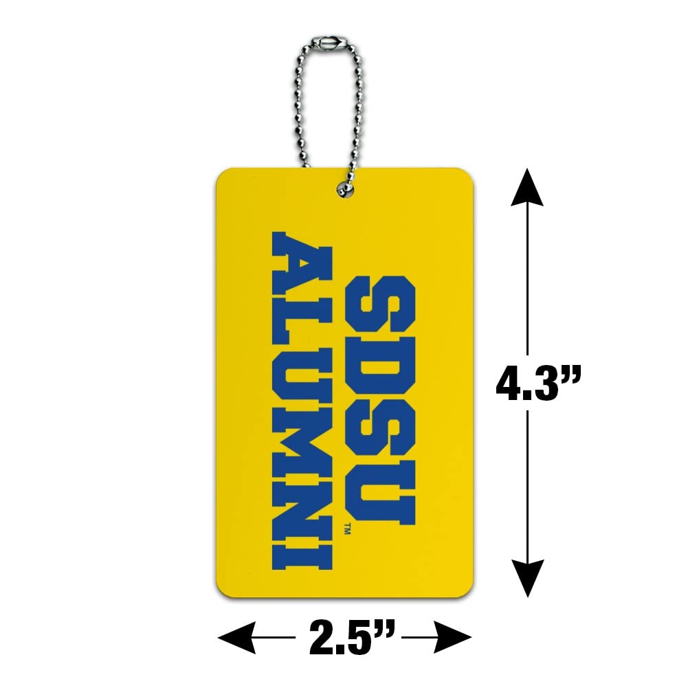 South Dakota State University Alumnus Luggage Tag - Durable Suitcase ID Card for Carry-On Bags | Perfect for Travel, College Reunions & Alumni Events