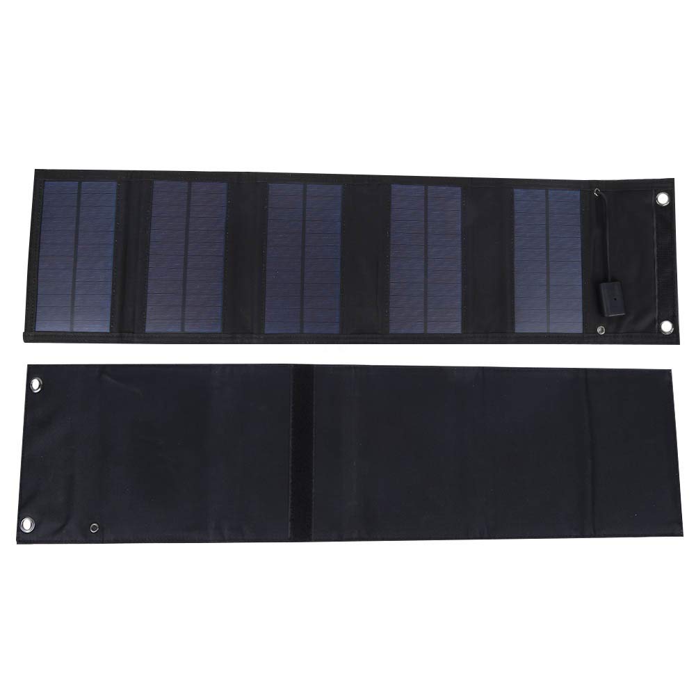 Portable Solar Panel Charger - Compact 5W Solar Charger Board for Phones & USB Devices | Eco-Friendly Power Bank for Camping, Hiking & Emergency Outdoor Use