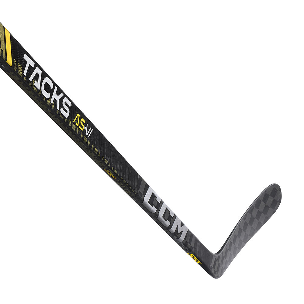 CCM Tacks AS6 Junior Ice Hockey Stick - Lightweight Composite Hockey Stick for Youth Players - Perfect for Practice, Training, and Competitive Games
